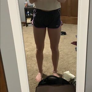 gray under armor shorts